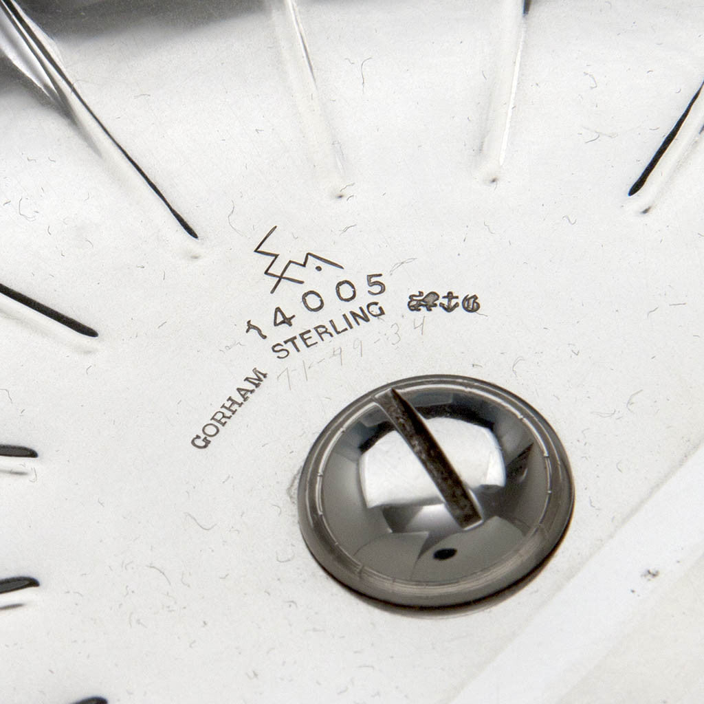 Erik Magnussen for Gorham Sterling Silver &amp; Ivory Art Deco Centerpiece Bowl, Providence, 1928/29