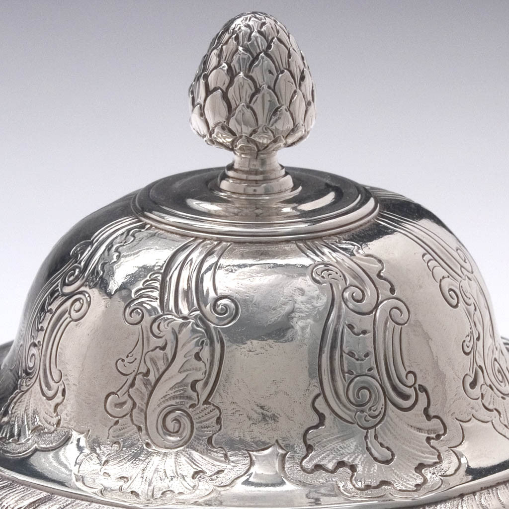Cover to Peter Taylor - The Breton Family George II Sterling Silver English Rococo Two Handled Cup and Cover, London, 1741/42, bearing the arms of Breton for Eliab Breton of Norton Hall, Norton, Northamptonshire and Forty Hall, Enfield, Middlesex