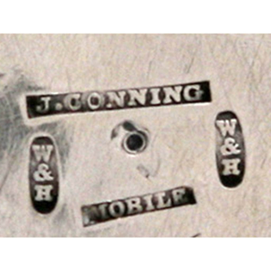 Marks on Wood &amp; Hughes - The Pamela and Arthur Hopkins Coin Silver Covered Ewer, Retailed by James Conning, Mobile, Alabama, 1845-52