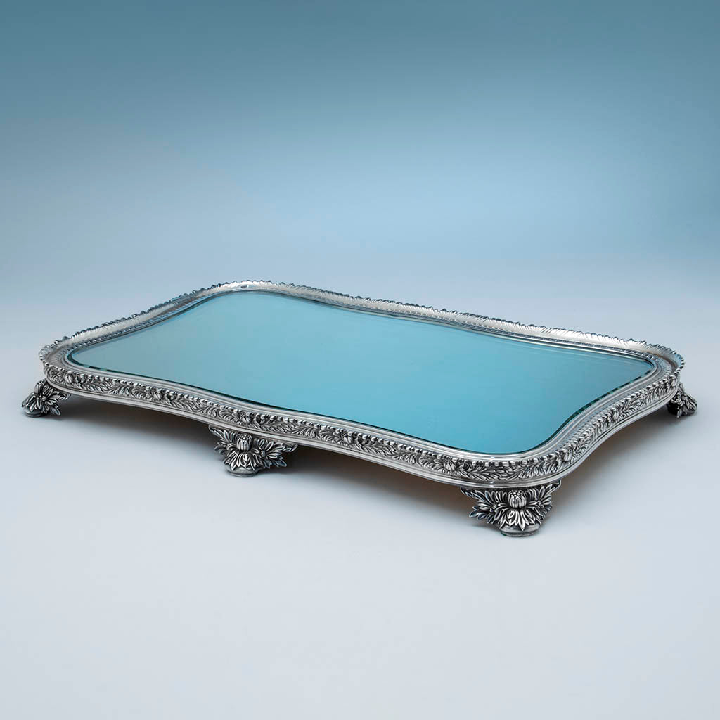 Tiffany and Co Mary Jane Morgan Chrysanthemum Sterling Plateau, NYC, NY, c. 1879