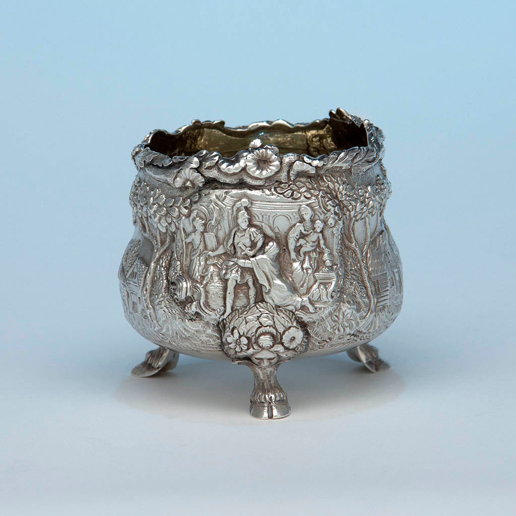 English Antique Sterling Silver Master Salt, Edward Farrell, London, 1818/19