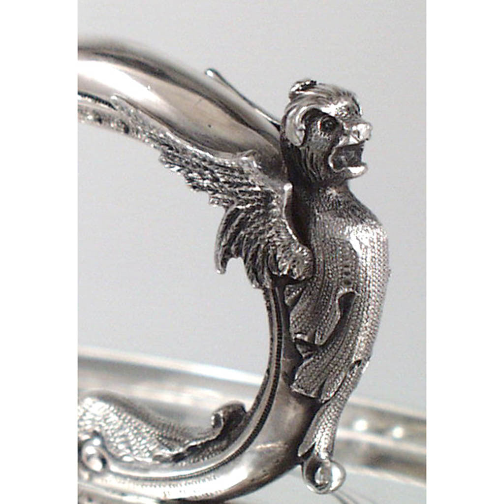 Handle to George Sharp for Bailey &amp; Co. - The Samuel M. Felton &#39;Medallion&#39; Sterling Entree Server, c. 1865