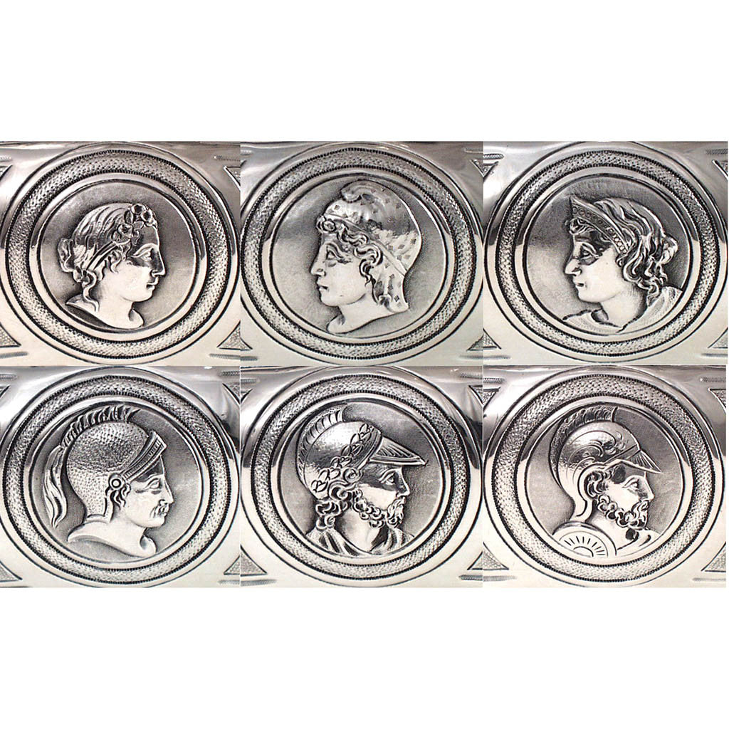 Medallions on George Sharp for Bailey &amp; Co. - The Samuel M. Felton &#39;Medallion&#39; Sterling Entree Server, c. 1865