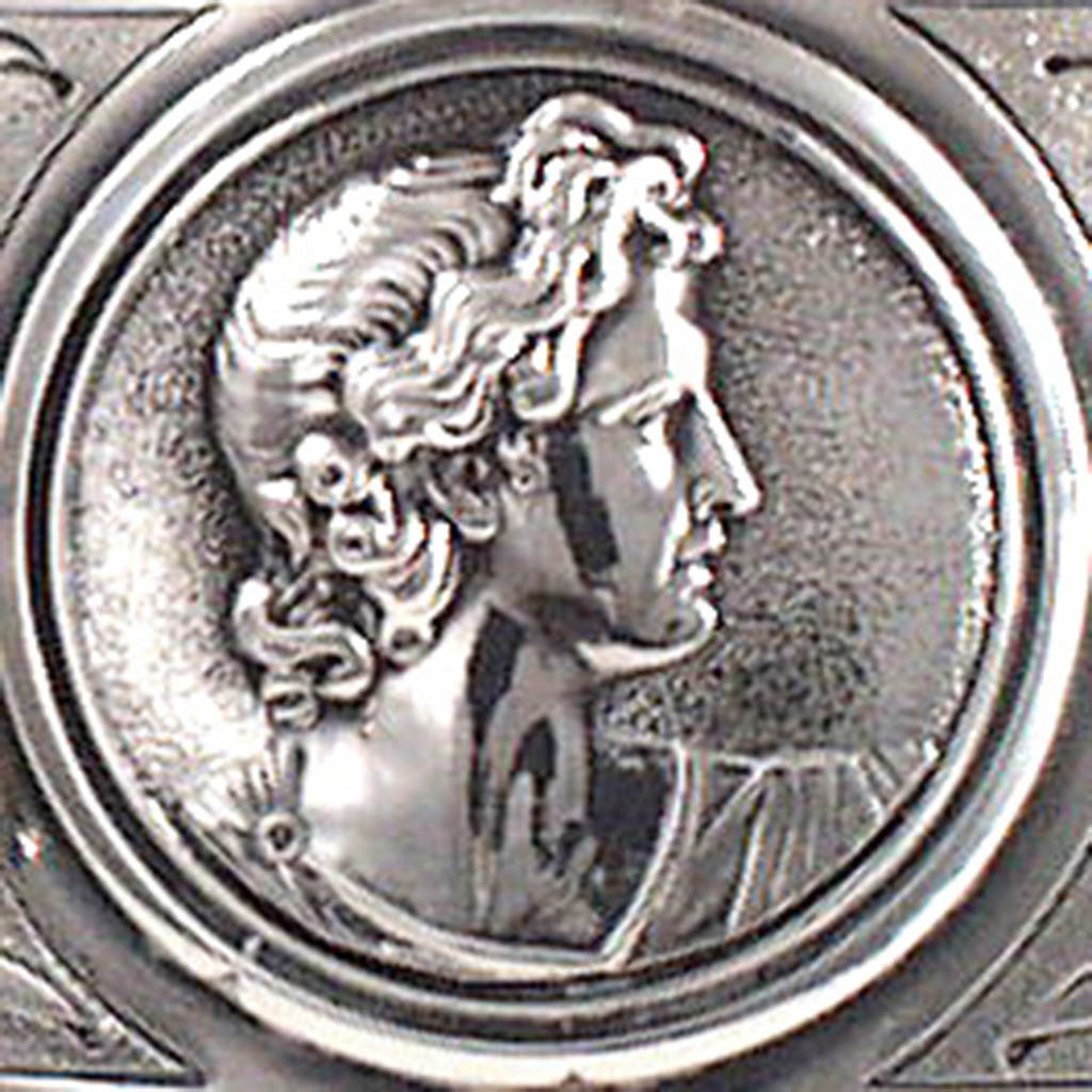 Medallion on Gorham - The Samuel M. Felton &#39;Medallion&#39; Coin Silver Presentation Goblet, retailed by Bailey &amp; Co., c. 1865