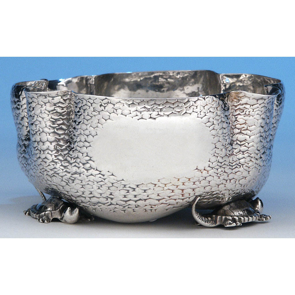 Wood & Hughes Sterling Terrapin Soup Bowl, New York City, c. 1880's