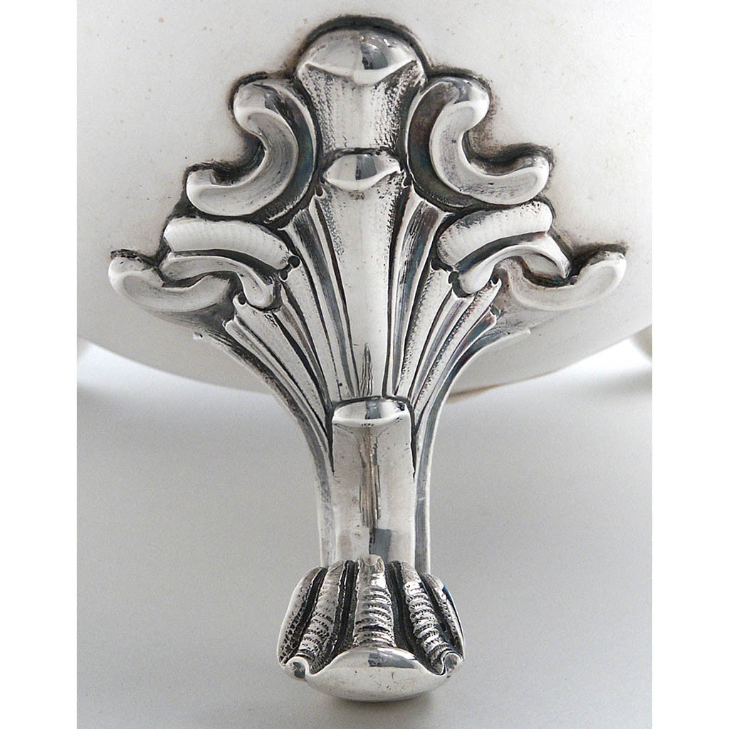 Foot to Robert Calderwood Irish Georgian Silver Sauce Boat, Dublin, c. 1751-66