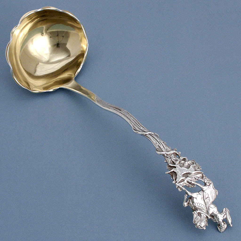 Gorham ‘Nuremburg’ Pattern Sterling Silver Soup Ladle, c. 1884