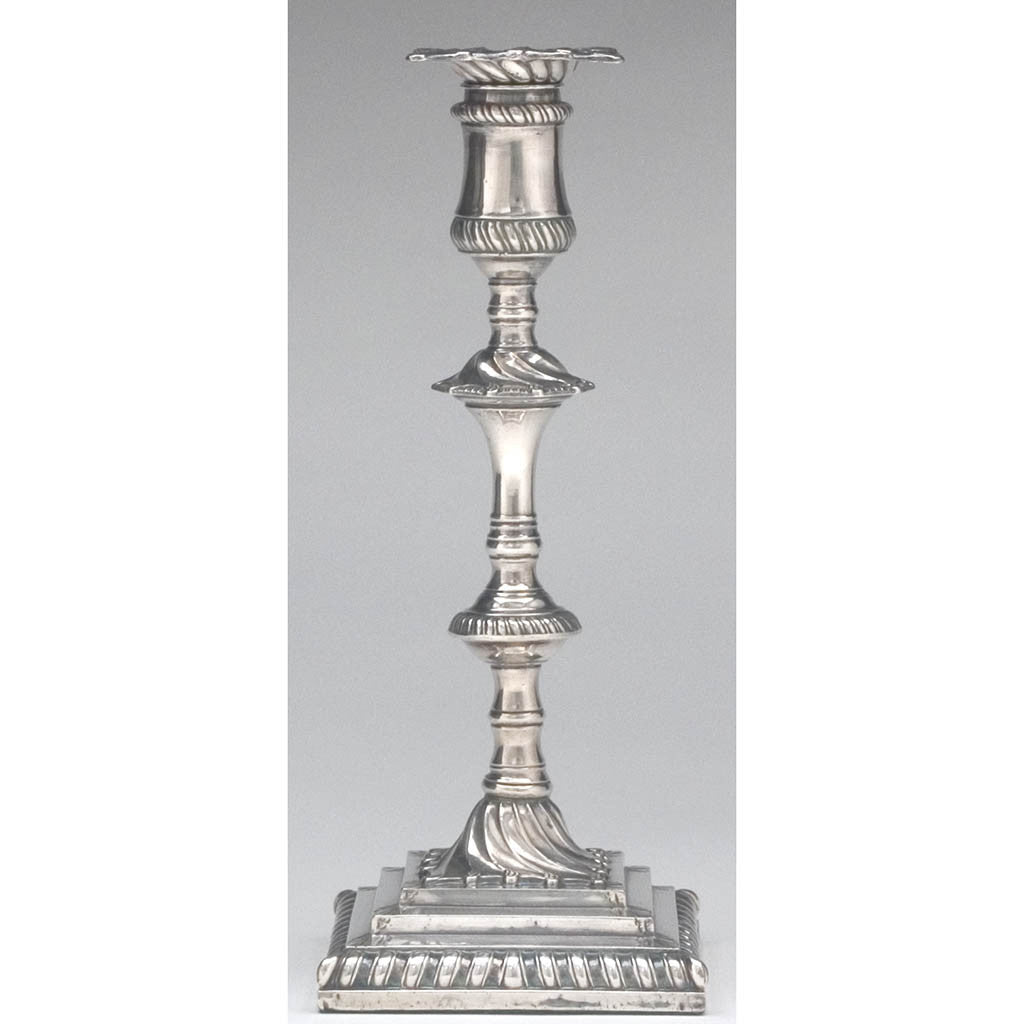 Single example of Antique Sheffield Plate Candle Sticks, c. 1765 – set of 4