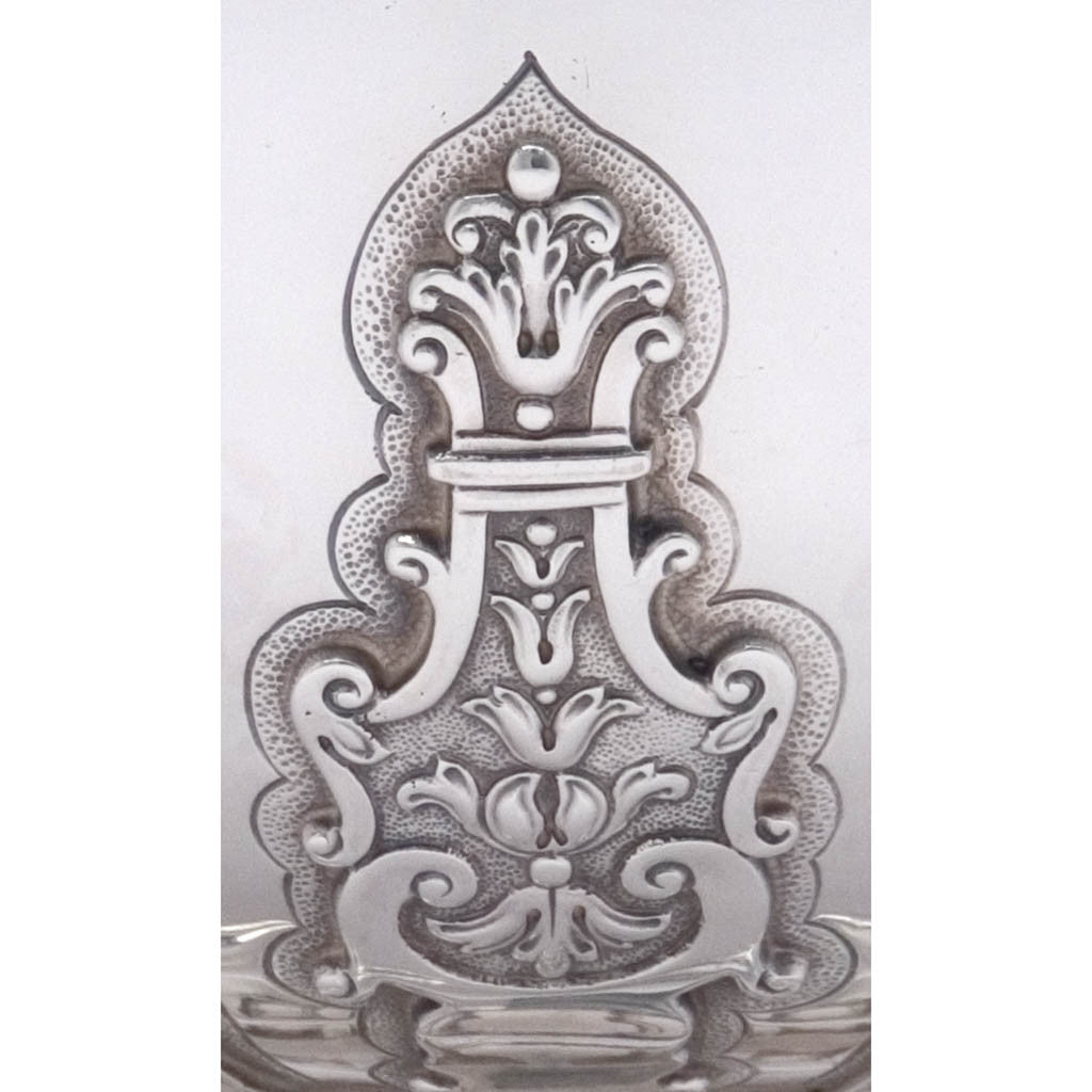 Decoration on John Edwards (III) - The Collins Family Rare and Fine English Regency Sterling Silver Punch Bowl, London 1804/05, bearing armorials for John Raw Collins of Hatch Court, Hatch Beauchamp, Somerset