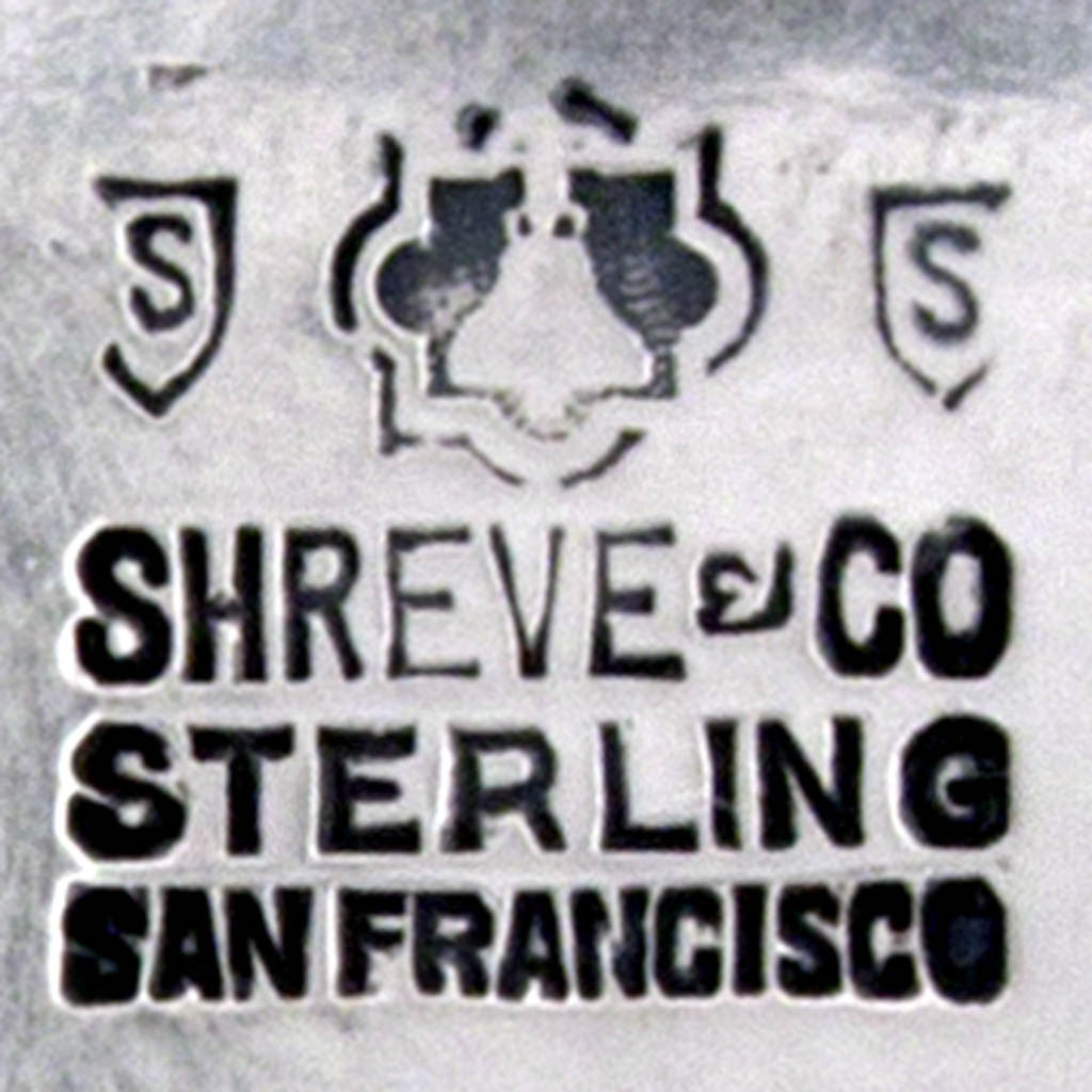 Marks on Shreve &amp; Co Sterling Silver &#39;XIV Century&#39; Pattern Large Presentation Cup, San Francisco, CA, 1913