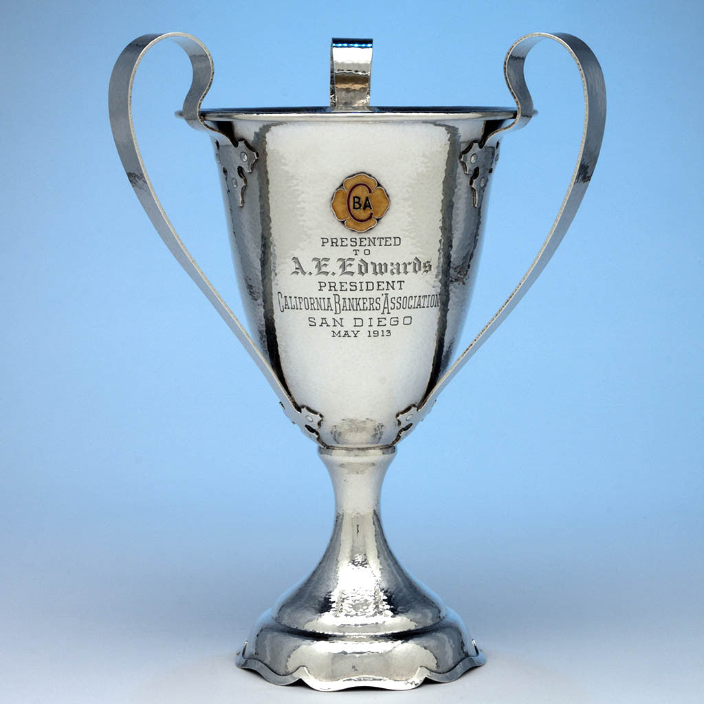 Shreve & Co Sterling Silver 'XIV Century' Pattern Large Presentation Cup, San Francisco, CA, 1913