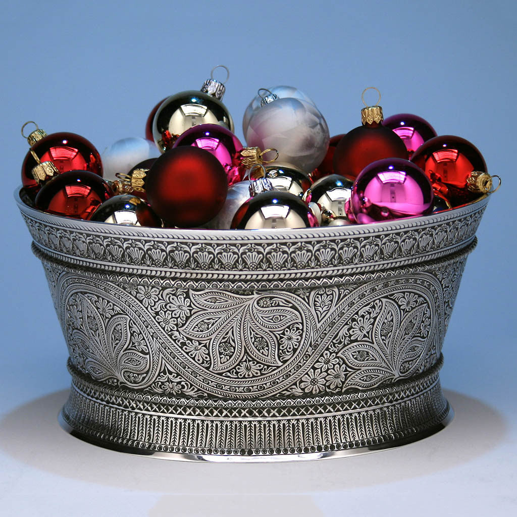 Whiting Persian Design Sterling Silver Centerpiece Bowl, c. 1880's