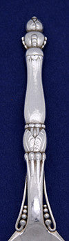 Handle to Georg Jensen #133 Sterling Silver Serving Spoon, 1915-27