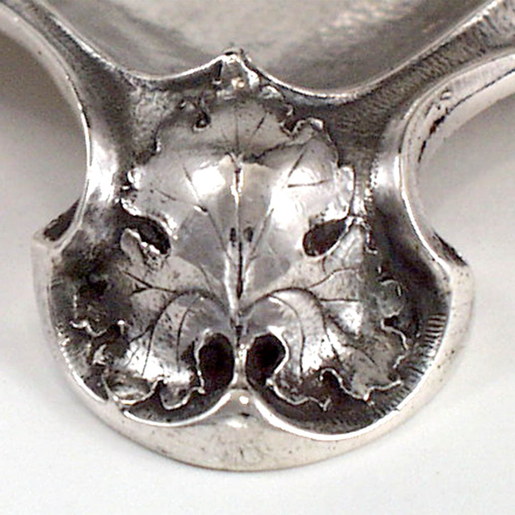 Foot to Gorham Art Nouveau Antique Sterling Silver &#39;Poppy&#39; Inkwell, Providence, RI, c. 1900
