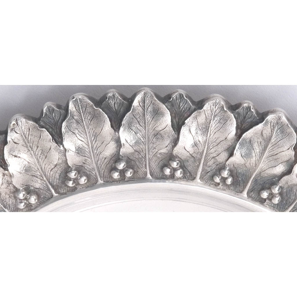 Border detail on Samuel Kirk &amp; Son Co. Silver Plates - 2, Baltimore, c. 1898, of Naval Historical Interes