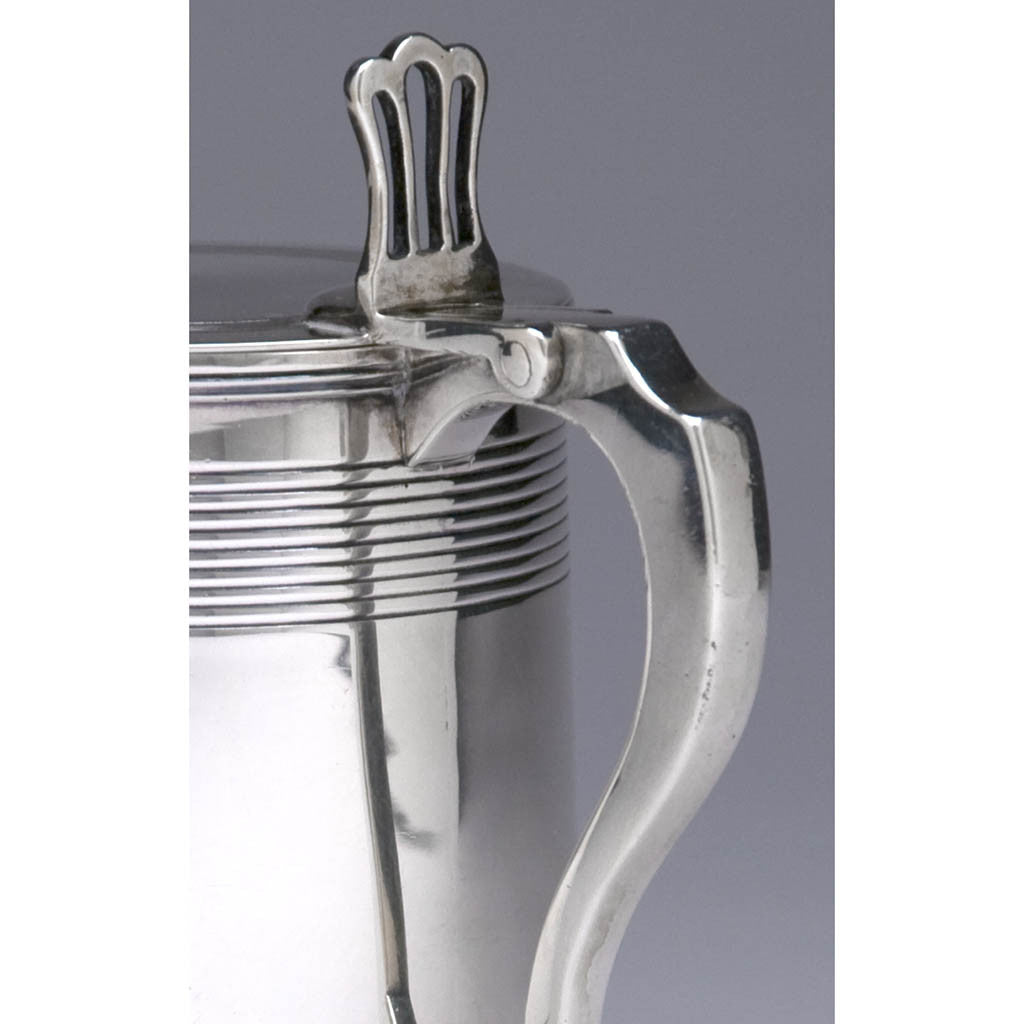 Handle to Henry Green George III English Sterling Silver &#39;Hooped&#39; Tankard, London, 1793/94