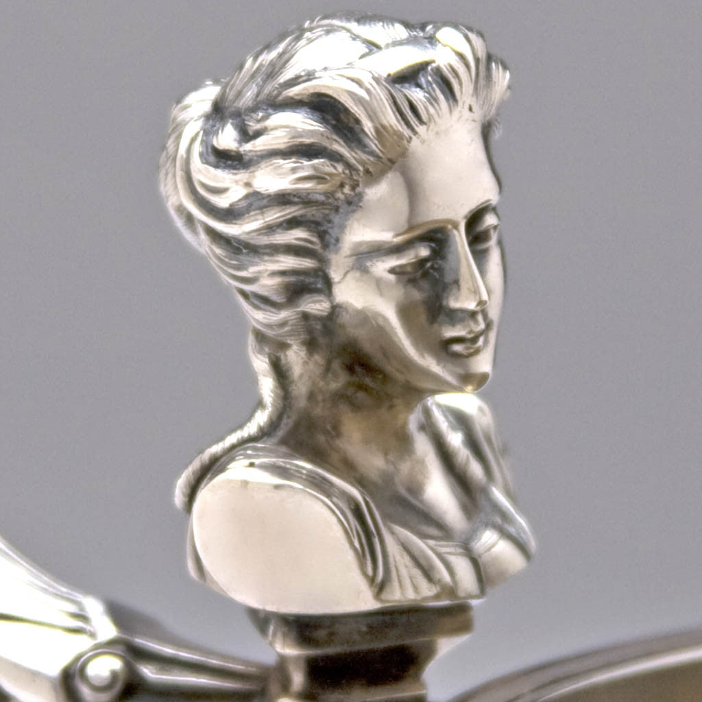 Thumbpiece to Wood &amp; Hughes Coin Silver Rowing Trophy, New York City, 1867
