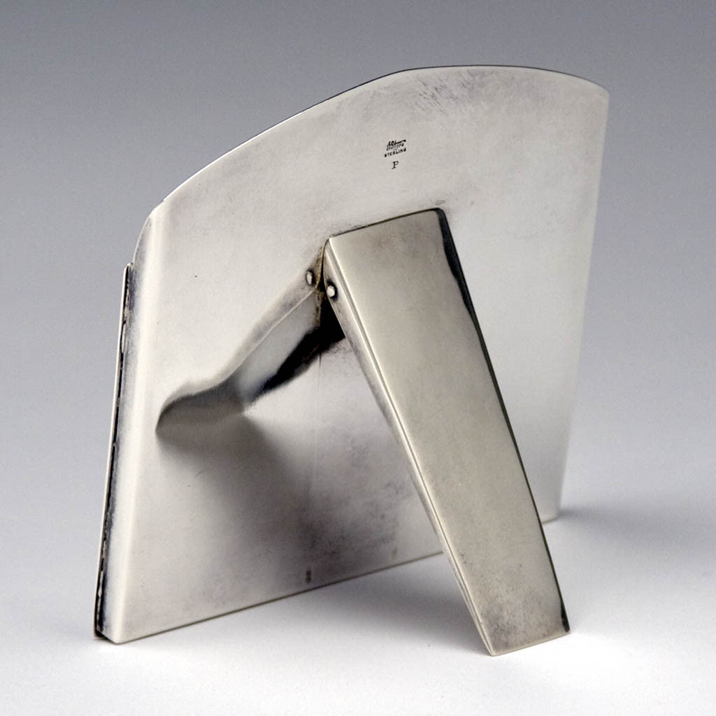 Easel back on Arthur Stone Sterling Silver Perpetual Calendar, Gardner, MA, 1914-16
