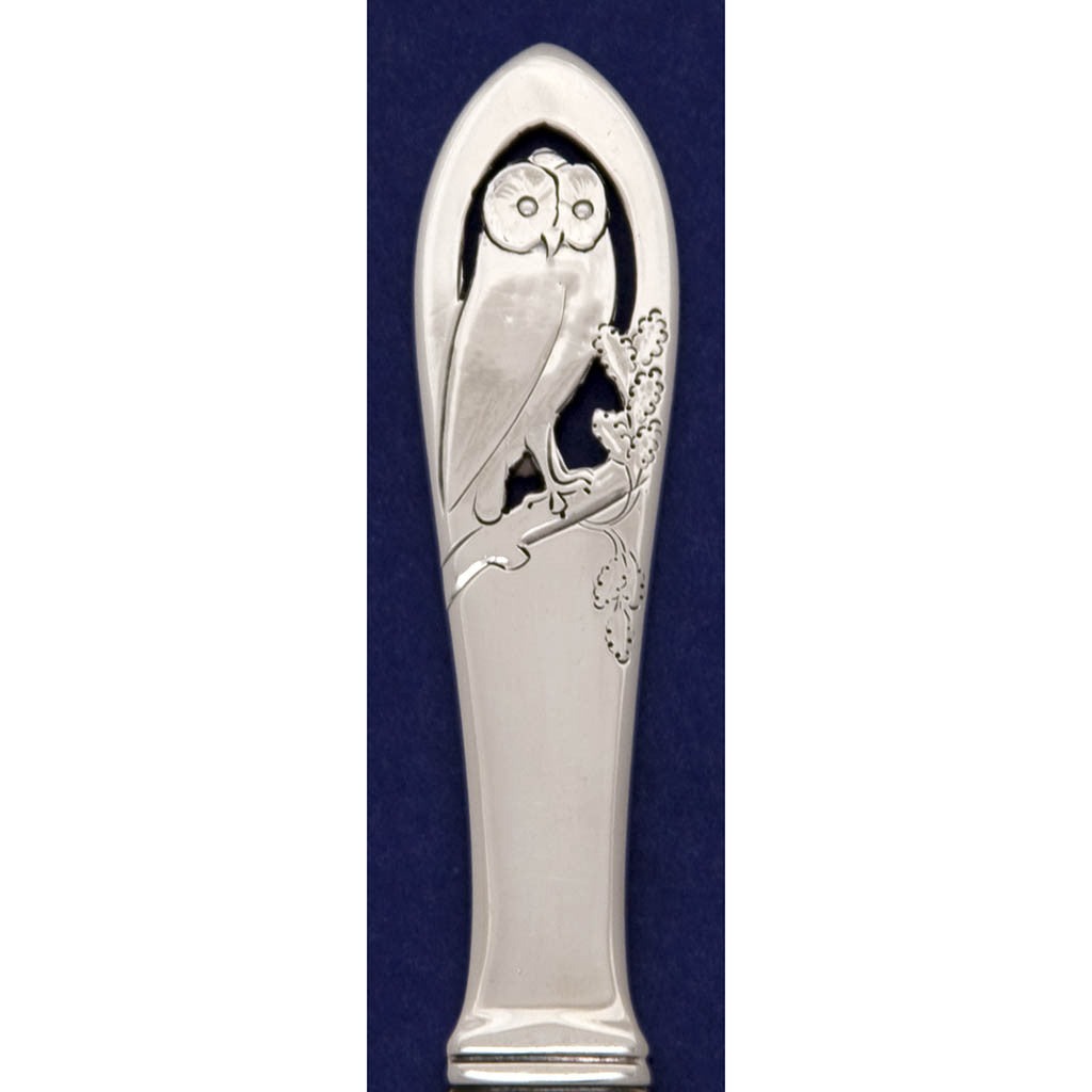 Detail of Arthur Stone Sterling Silver &#39;Owl&#39; Letter Opener, Gardner, MA, c. 1920