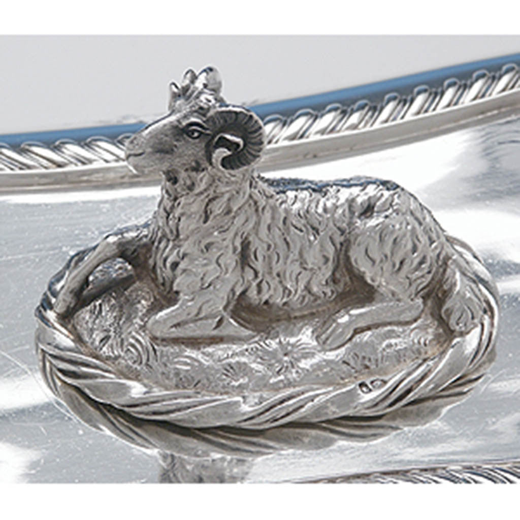 Handle to Rebecca Emes &amp; Edward Barnard Pair of English Sterling Covered Vegetable Dishes, London, c. 1827/28