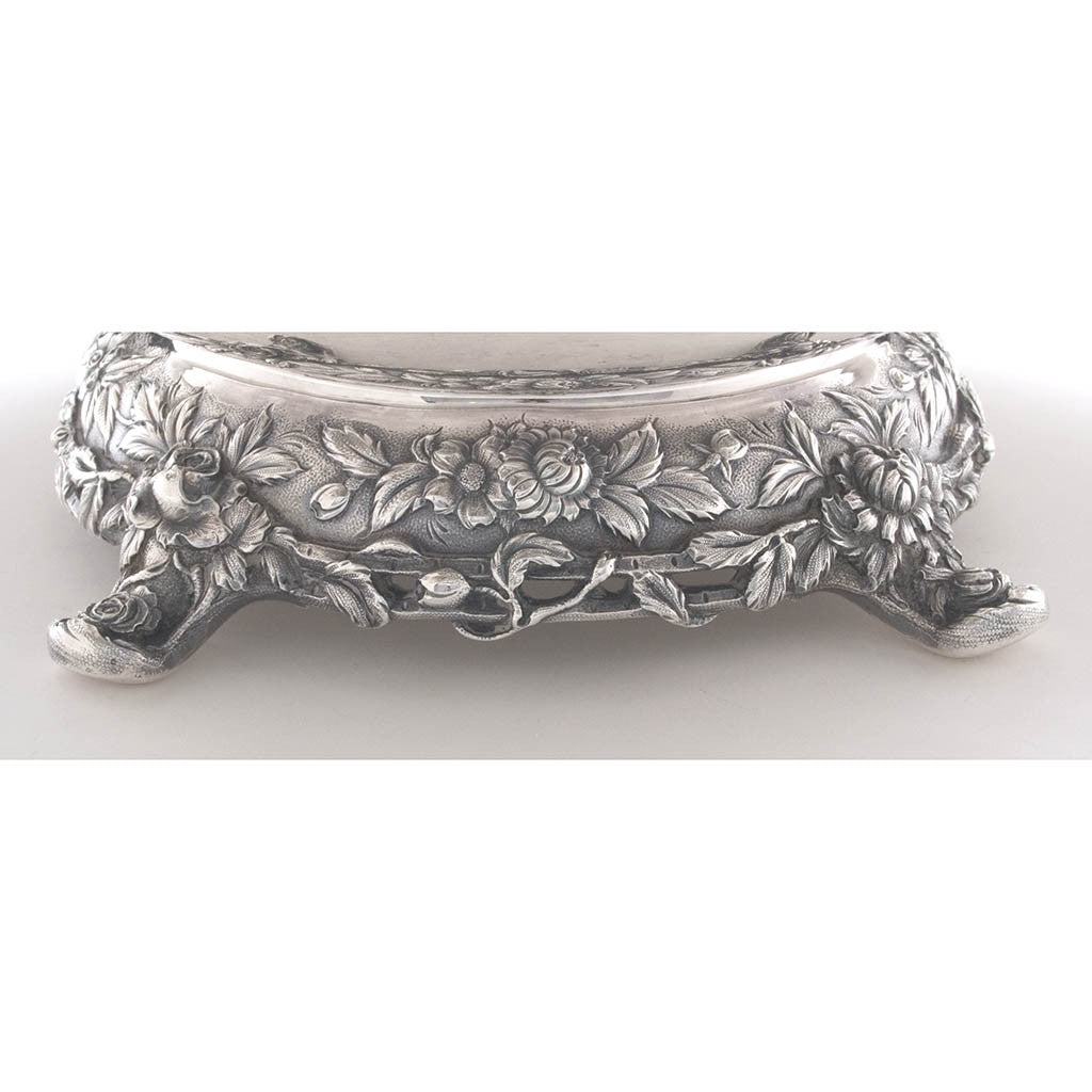 Base to S. Kirk &amp; Son Co &#39;Castle&#39; Pattern Antique Sterling Silver Centerpiece, Baltimore, MD, c. 1900 