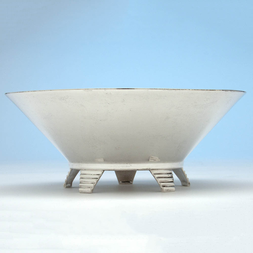 Shreve &amp; Co Sterling Silver Art Deco Bowl, San Francisco, CA, c. 1925-30