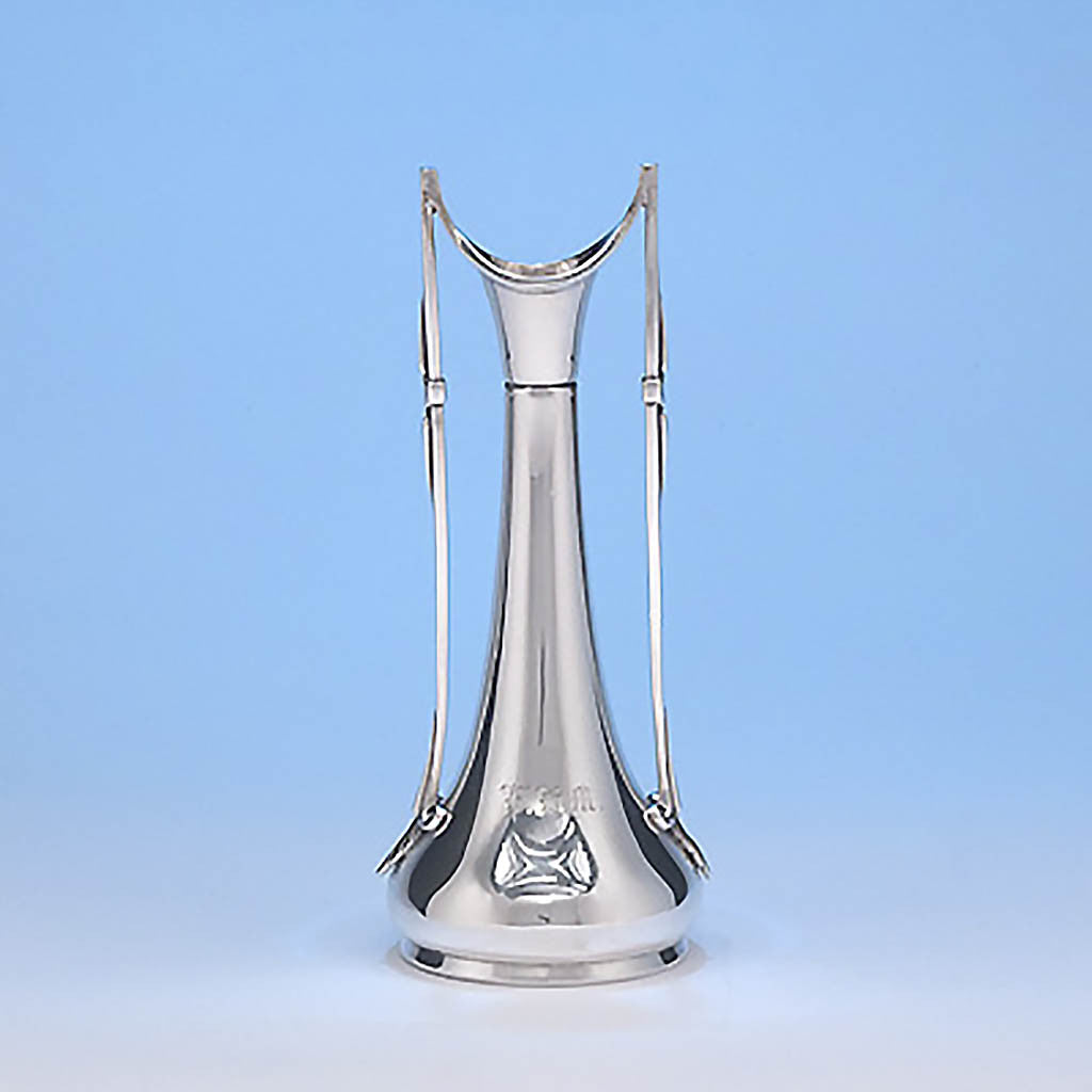 Gorham Coin Silver Bud Vase, retailed by Tiffany &amp; Co., made from silver from the Comstock Lode, 1865-8