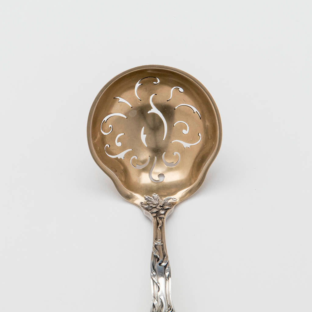 Bowl detail on the Reed &amp; Barton &#39;Intaglio&#39; Pattern Sterling Silver Ladle, Taunton, MA c. 1905