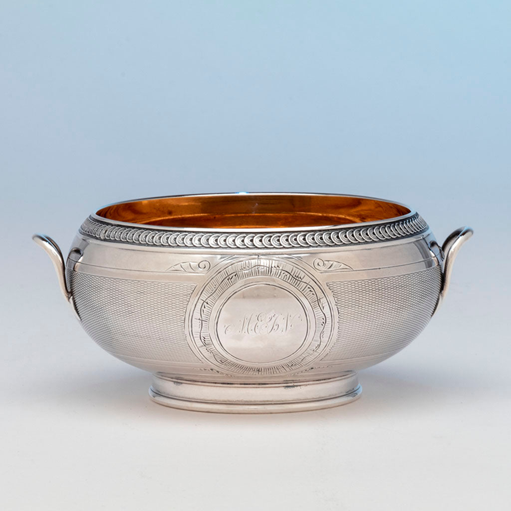 Gorham Antique Coin Silver Presentation Coffee Service of Civil War Interest, Providence, RI, 1863