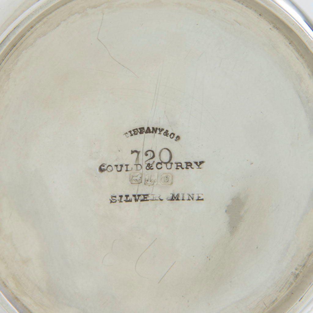 Marks on Gorham Comstock Lode Coin Silver Bud Vase, Providence, RI, 1865-68