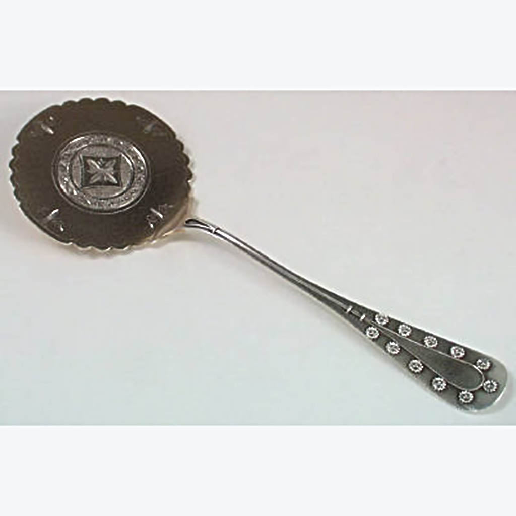 Tiffany 'Daisy' Sterling Buckwheat Pancake or Waffle Server, c. 1869-75