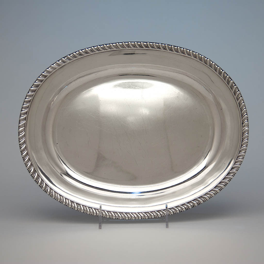 Fletcher &amp; Gardiner American Silver Presentation Game Platter from the Rodgers Service, Philadelphia, 1817