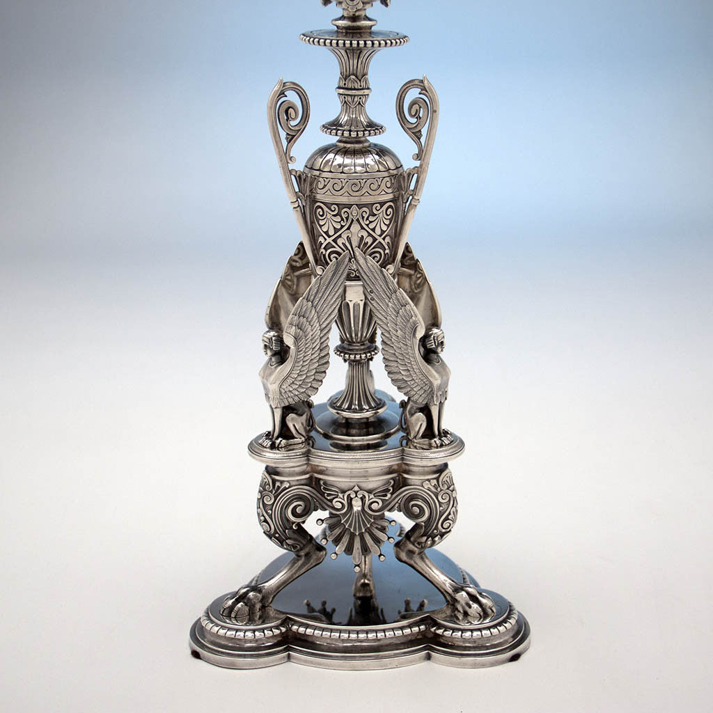 Frederick Elkington Victorian Sterling Silver Egyptian