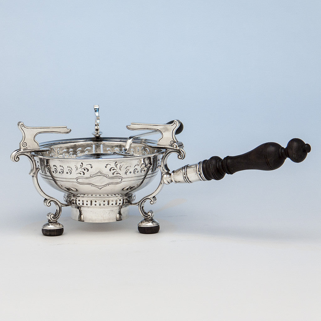 Arthur Stone Arts & Crafts Sterling Silver Brazier, Gardner, MA, c. 1915