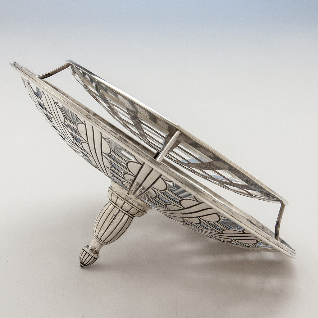 Cover support to Erik Magnussen for Gorham Art Deco Large Covered Centerpiece, Providence, RI, 1925 