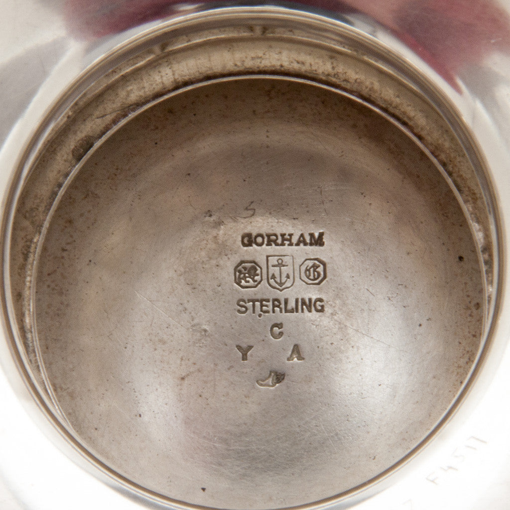 Marks on Erik Magnussen for Gorham Art Deco Large Covered Centerpiece, Providence, RI, 1925 