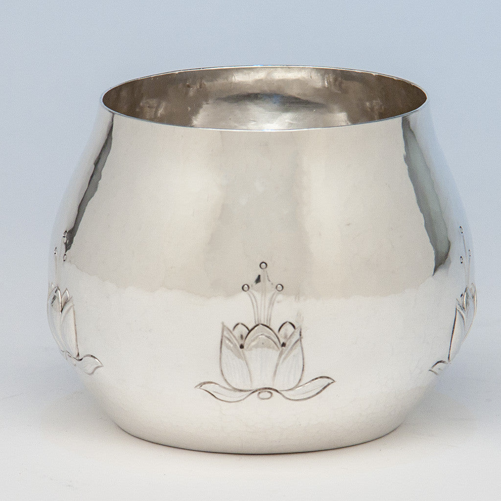 The Kalo Shop Early Arts & Crafts Sterling Silver Bowl or Vase, Park Ridge, IL, c. 1908-12