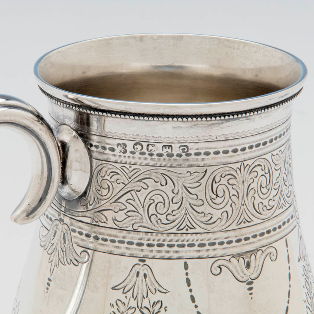 Marks on Josiah Williams and Co English Sterling Homing Pigeon Trophy, Exeter, 1879/80