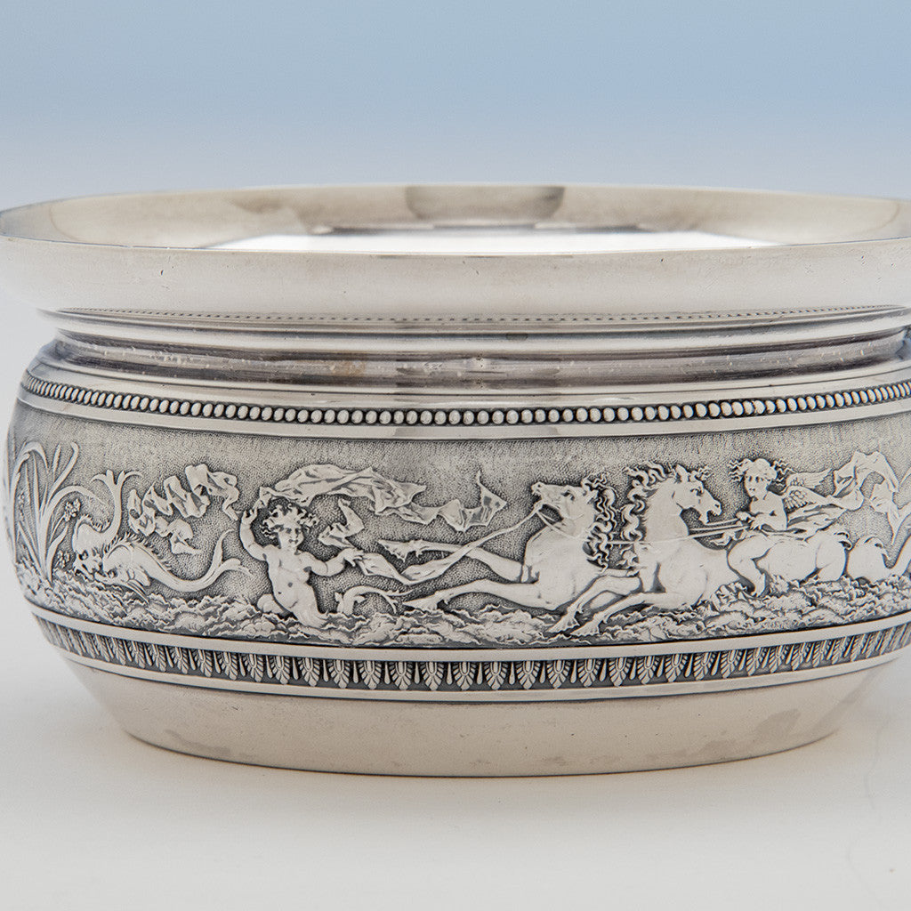 Classical Band on the Gorham Antique Sterling Silver Porringer, Providence, RI, 1874