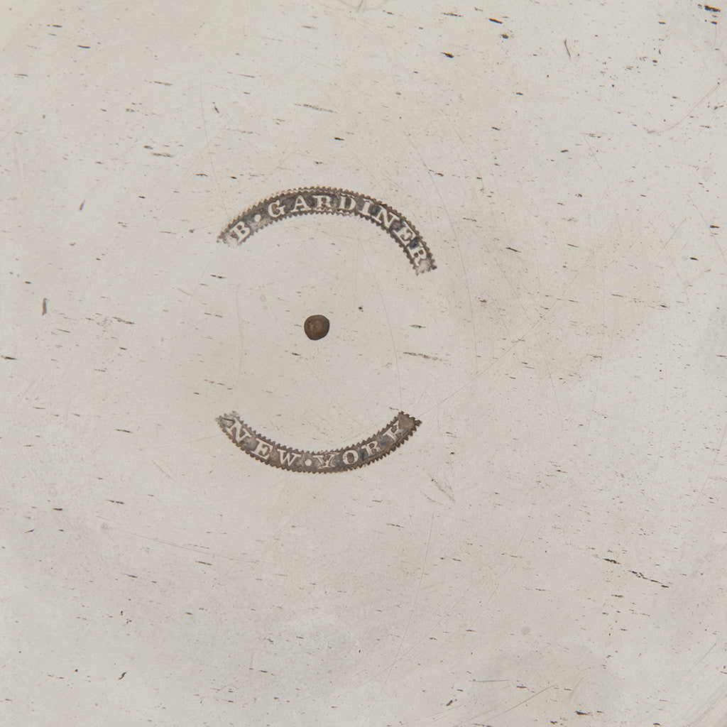 Marks on Thomas Fletcher (attributed) American Classical Silver Water Pitcher retailed by Baldwin Gardiner, New York, c. 1835-40