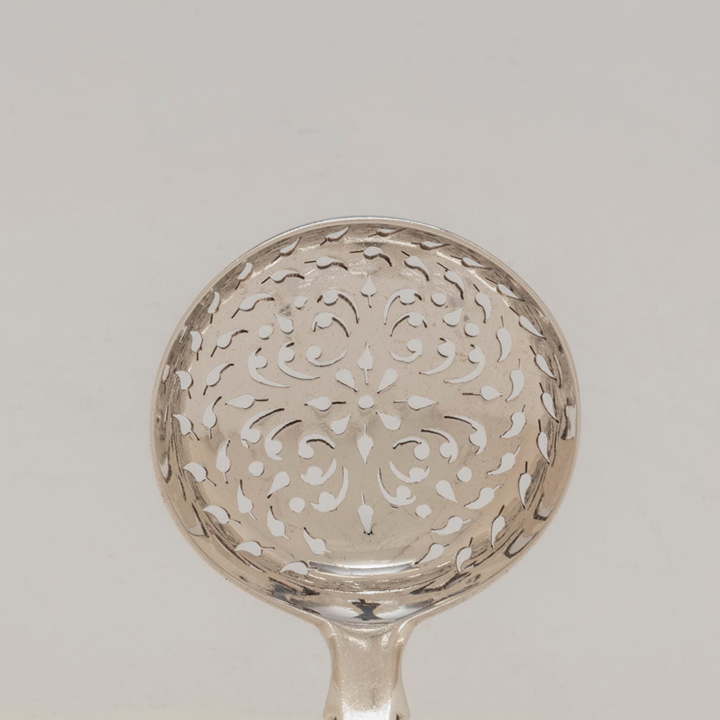 Pierced bowl of William Eaton Antique Sterling Sugar Sifter, London, 1843/44