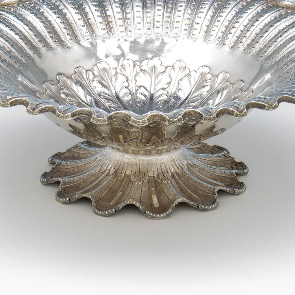 Bailey & Co/ George Sharp Antique Sterling Silver Basket