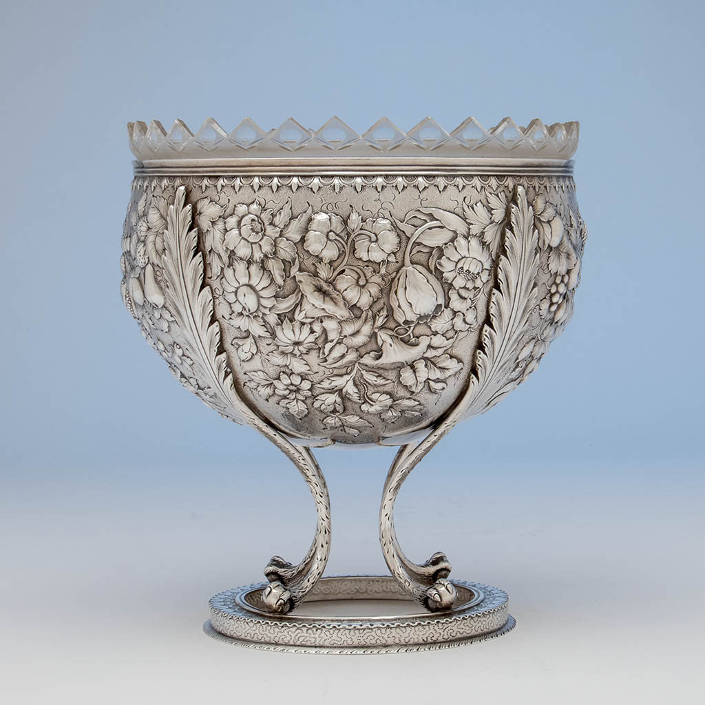S. Kirk & Son Rare  11oz Silver Fruit Stand or Centerpiece Bowl, Baltimore, MD, c. 1880 