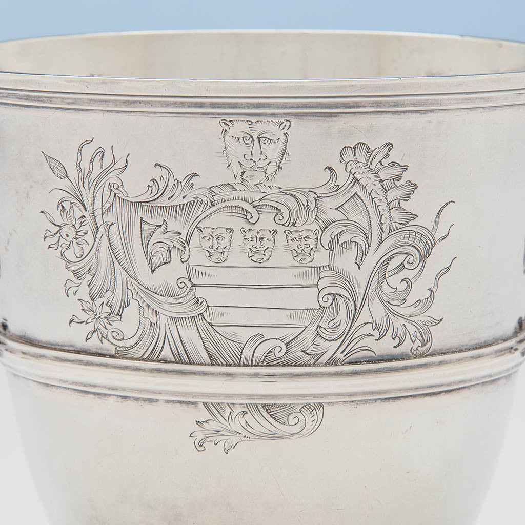 Arms on George Hodder George II Irish Sterling Silver 2-handled Cup, Cork, c. 1750