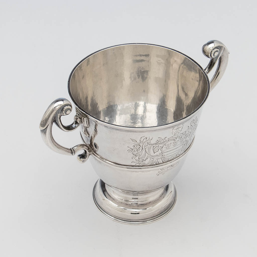 Interior of George Hodder George II Irish Sterling Silver 2-handled Cup, Cork, c. 1750