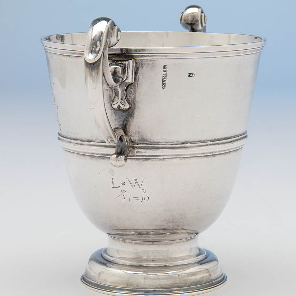 Marks on George Hodder George II Irish Sterling Silver 2-handled Cup, Cork, c. 1750