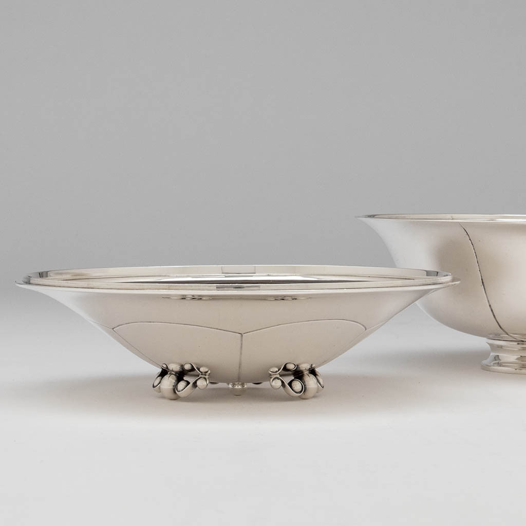 Bowls of Erik Magnussen for Gorham Sterling Silver Covered Centerpiece Bowl, Providence, RI, 1926