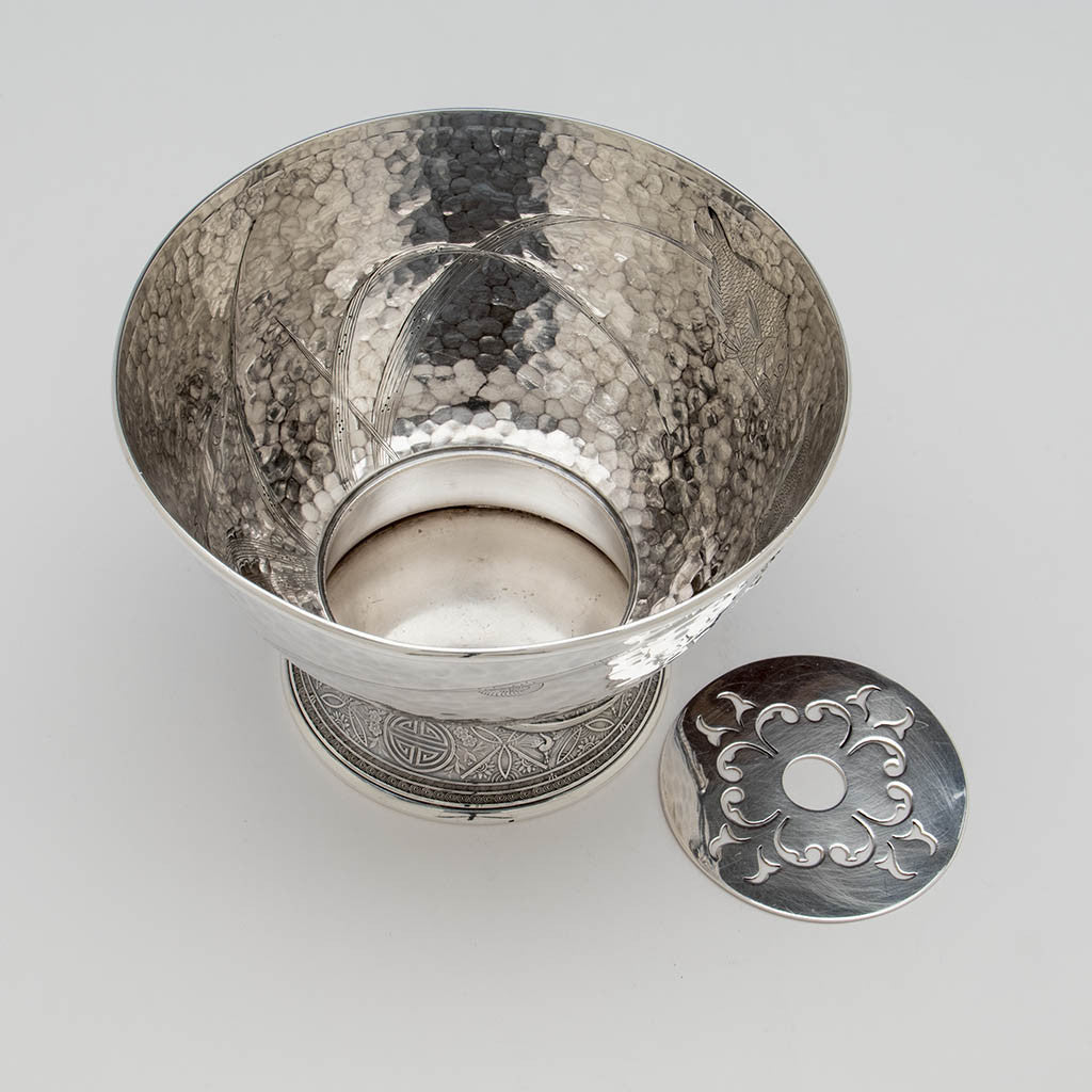 Tiffany & Co Antique Sterling Silver Japanesque Ice Bowl