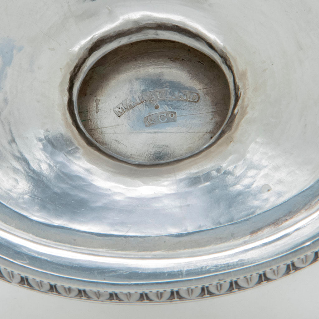 Marquand and Co. Pair of Antique Coin Silver Gravy Boats, NYC, NY, 1833-39