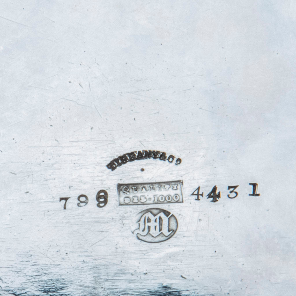 Marks on Tiffany and Co. Antique Sterling Silver Large Child&#39;s Cup by Moore, New York City, NY, c. 1858